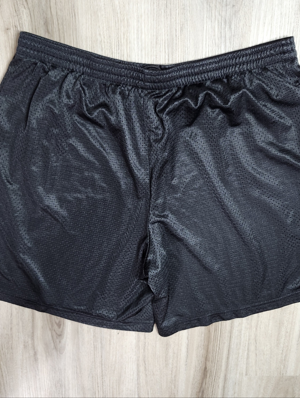 Starter Mens XL Black Mesh Basketball Shorts Silky Athletic Gym Drawstring Sport
